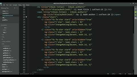 34. AngularJS Course/Tutorial - Bookstore App 17 - Add Book Rating