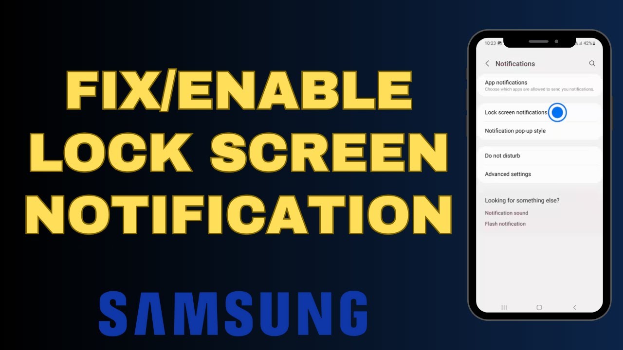 Notification NOT SHOWING on Lock screen after One UI 7 update on ...