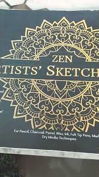 Hi Guys, today I have bought my new Mandala sketch book......🤗☺️♥️🍁🩷