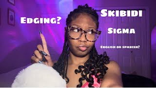 ASMR Brainrot Trigger Words For Alpha Males