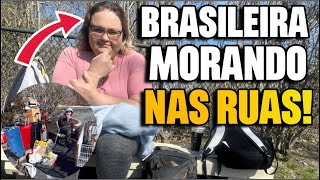 MÃE BRASILEIRA MORANDO NA RUA DOS EUA 🇺🇸 TRISTE SITUAÇÃO