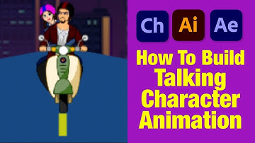 How To Build a Talking Action Character Animation From Artwork