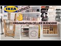 IKEA👌ORGANISATION RANGEMENT CELLIER BUANDERIE DE A à Z ÉTAGÈRE DESSERTE BOCAUX #IKEA #ORGANISATION