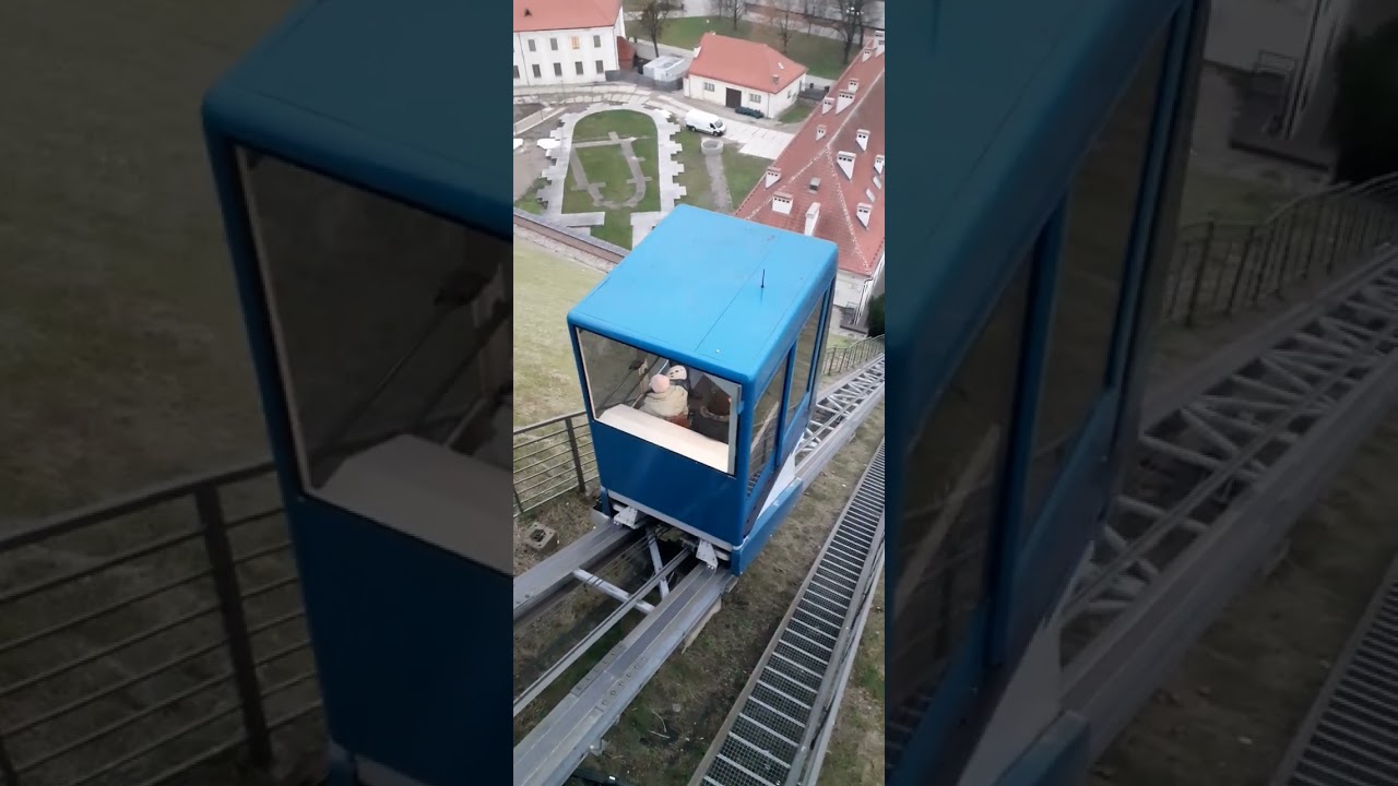 Funicular leading to Gediminas Castle Tower Vilnius