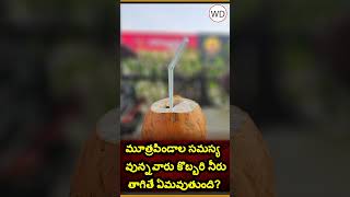 మూత్రపిండాల సమస్య వున్నవారు కొబ్బరి నీరు తాగితే ఏమవుతుంది?