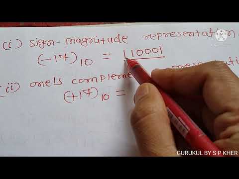 QUESTION BASED ON 1'S AND 2'S COMPLEMENT || GURUKUL BY S.P KHER ||
