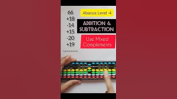 Abacus Level -4 Addition and subtraction | Mixed Complements #abacusmaths #abacusmentalmath