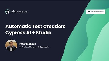 Automatic Test Creation: Cypress AI + Studio