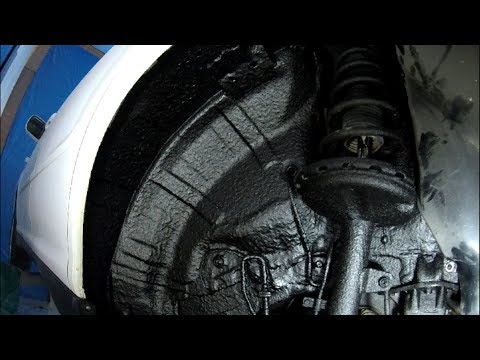 Антикоррозийная обработка арок и порогов Toyota Harrier