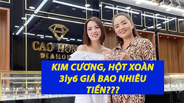 Kim cương, hột xoàn 3ly6 giá bao nhiêu tiền.