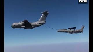Iaf Il-78 Refueling A Aew&C Aircraft