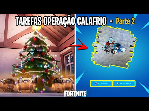 Vídeo: Locais Da Fortnite Holiday Tree: Onde Encontrar Locais Da Árvore De Natal