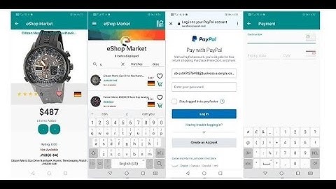 Mobile eCommerce App