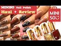 MINISO Haul &amp; Review | Cute Nail Polishes