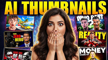 Make professional THUMBNAILS with NANO BANANA 🍌 AI | Just in 2 Minutes
