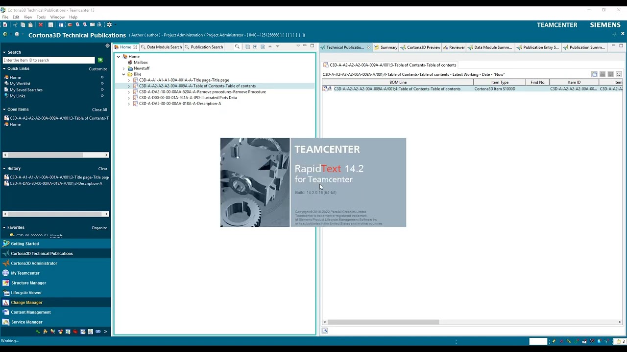Creating an S1000D Publication Module with RapidAuthor from Teamcenter