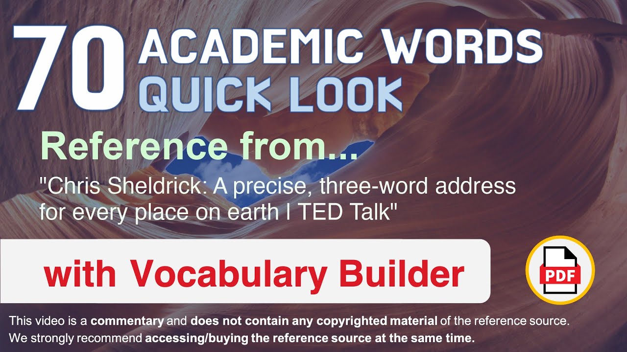 70 Academic Words Quick Look Words Ref from "A precise, three-word ...