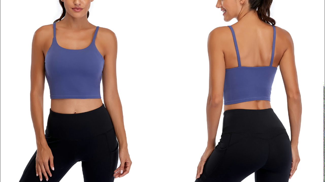 Sports Bras for Women Cropped Tank Tops YouTube