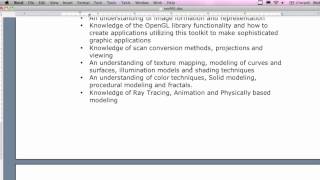 Computer Graphics - Lecture 1