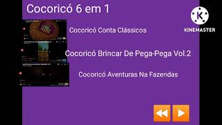 Menu Dvd Cocoricó 6 Em 1
