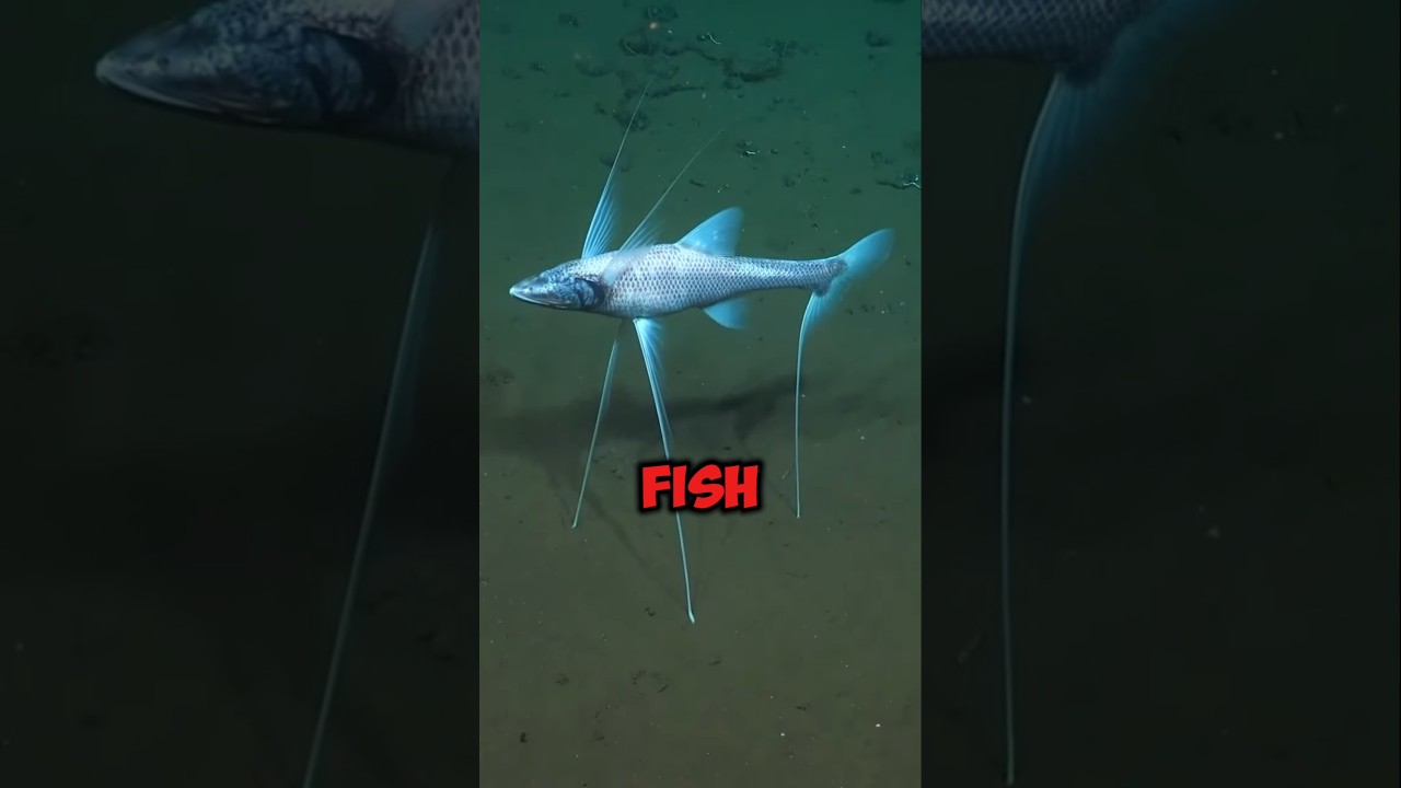 Tripod fish .A Deep-Sea Hunter with Fins Like Legs"