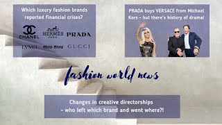 Fashion financial crisis early 2025 changes who is John Idol and why did he destroy Versace
