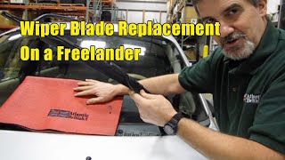 Wiper Blade Replacement On Freelander