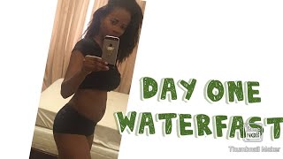 Bloated tummy Day one of waterfast