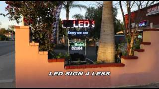 ledsigns demo 32x64,32x96,32,128