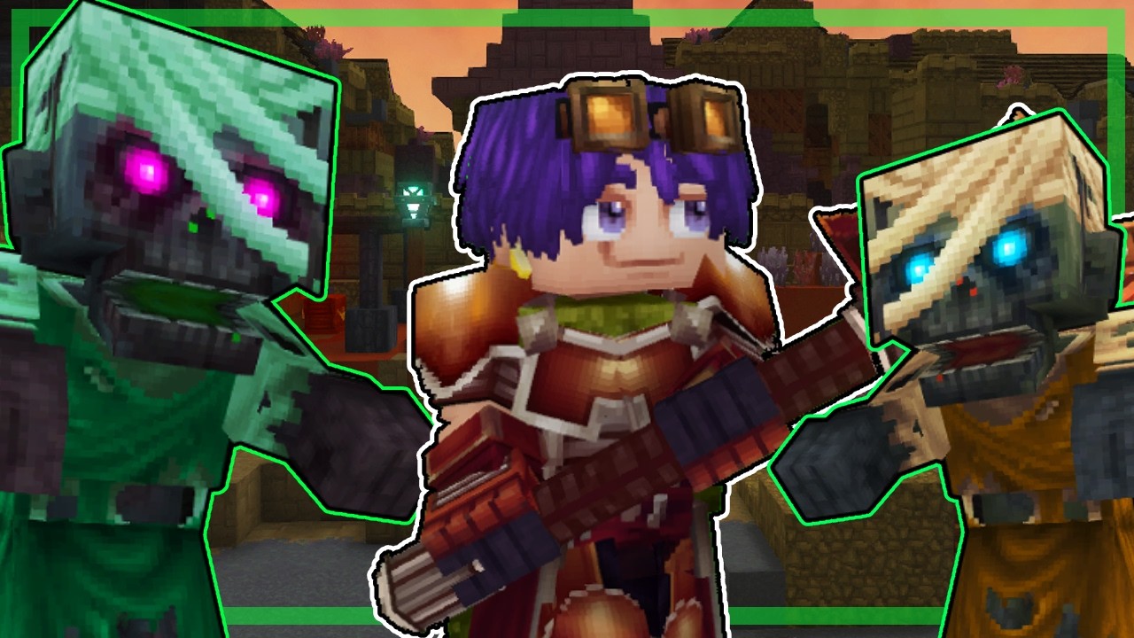 DIA 7 COMO SOBREVIVIR AAL BIOMA MAS OSTIL DE  HYTALE