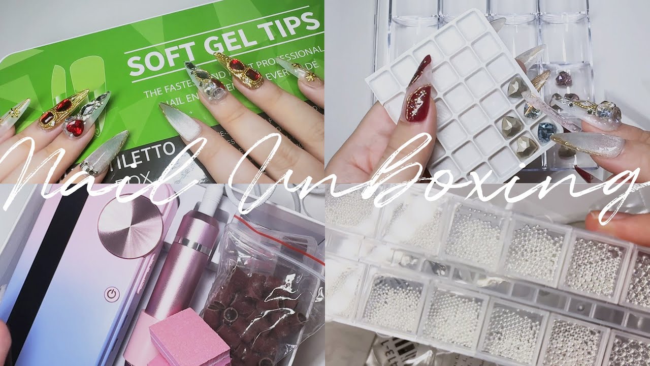 네일 재료 언박싱✨ 알리 하울 언박싱 / 알리네일드릴 / 자석젤 / ASMR