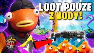 *CHALLENGE* LOOT POUZE Z VODY VE FORTNITE!