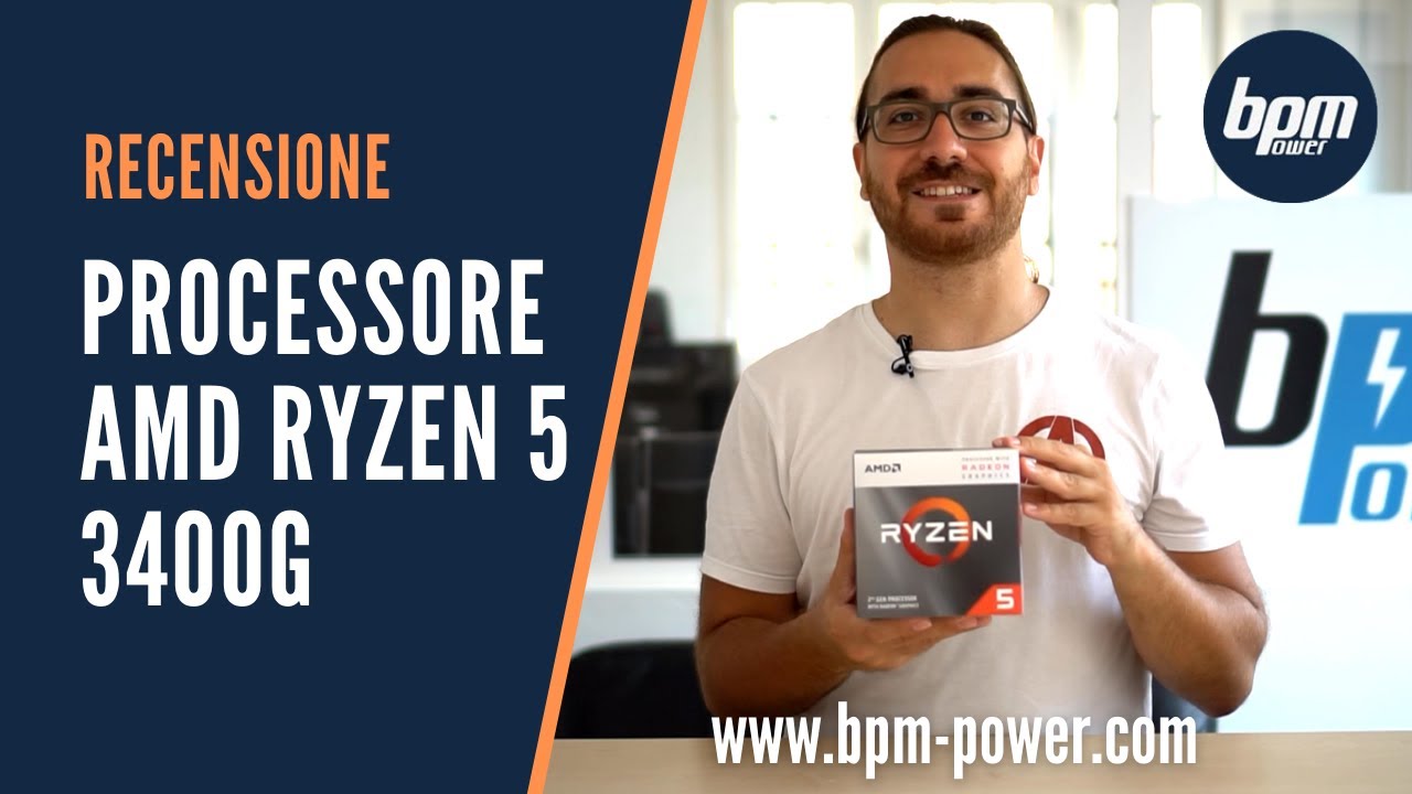 AMD Ryzen 5 2400G 3.6GHz 4 Core 4MB L3 – Processore Socket AM4 Ricondizionato