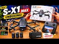 S-X1 MAX Drone Unboxing 🔥 | 3-Axis Gimbal Drone Full Review 🚁