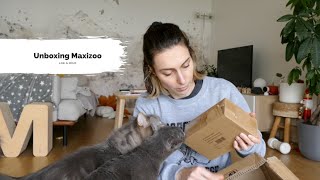 Unboxing Maxizoo : Griffoir, Plateau d'activité et Friandises - Loki & Mojo