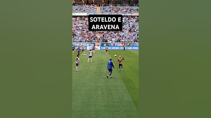 🔵 SOTELDO E ARAVENA NA ARENA DO GRÊMIO #grêmiofbpa
