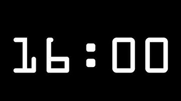 16 Minute Timer with Alarm (Count Up Stopwatch)
