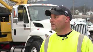 Chattanooga Public Works crews now in Mt Juliet, Tenn for deadly tornado relief efforts