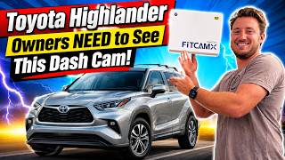 FITCAMX for 2020-2026 Toyota Highlander Best Factory / OEM style 4k dash cam