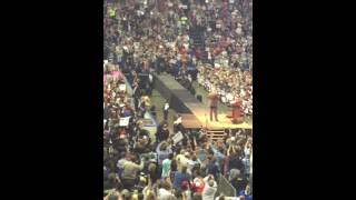 Trump entrance Buffalo, NY rally