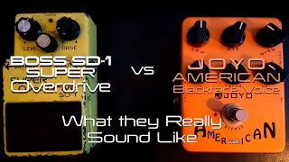 THE BOSS SD-1 vs THE JOYO AMERICAN WHAT DO THEY SOUND LIKE AND HOW DO THEY COMPARE