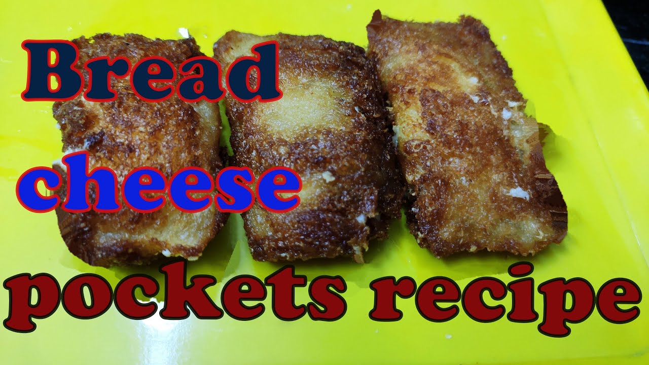 bread cheese pockets recipe Bread Pockets Crispy pockets Snack