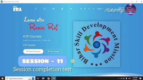 Session 11 , session completion test #kyp #bsdm #mkcl #session11 #cit