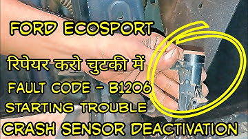 Ford Ecosport Starting Trouble | Error Code B1206