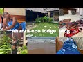 Day 2 Vlog; Ahanta Eco lodge in Ghana ll Content creating day ,Get to know my new friend 🤍