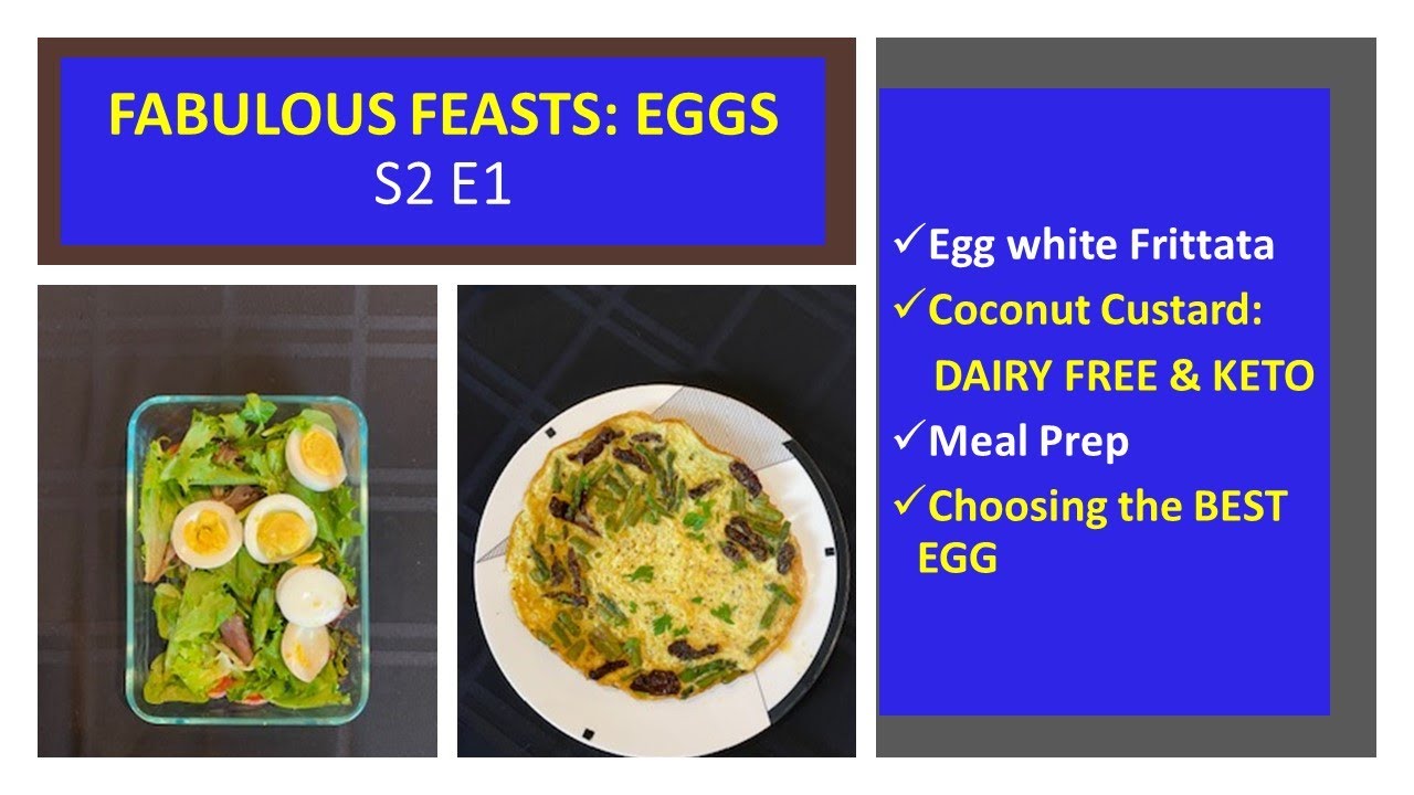 Fabulous Feasts EGGS, The Complete Protein. Dairy Free Coconut Custard
