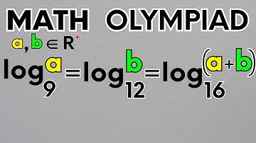 Germany I Can You Solve This? I When Logarithms and Algebra Meet: A Real Olympiad Problem! I b/a =?