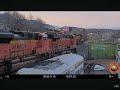 BNSF Train Passing By The Pikes Peak Rail Museum At Night - 3/16/26