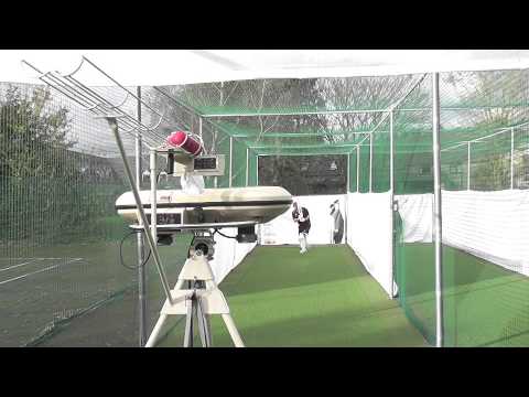 2014 BOLA Cricket Bowling Machine Setup and Operation - YouTube