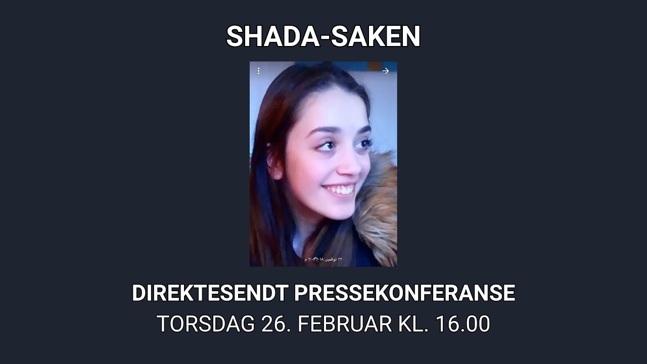 Livestream om Shada-saken